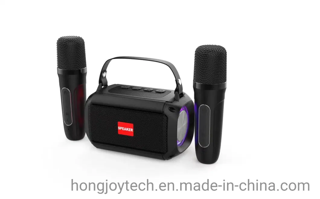 Portable PA Speaker System with 2 Wireless Microphone for Home Party, Meeting, Wedding, Church, Picnic, Outdoor/Indoor