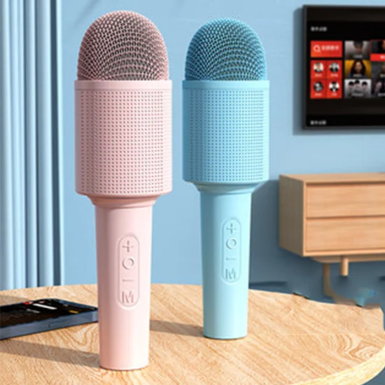 Wireless Mic Portable Bluetooth Microphone Wireless Karaoke Microphone Bluetooth Microphone Speaker for Christmas